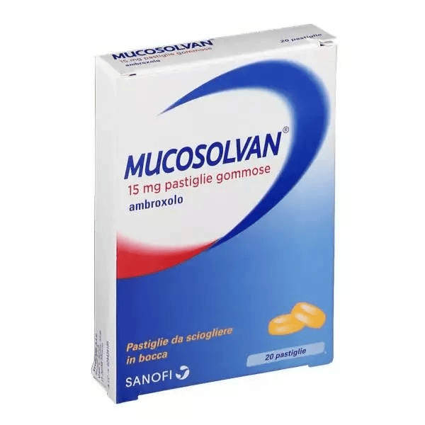 Mucosolvan Sciroppo Tosse Mucolitico 20 Pastiglie Tosse Grassa e Catarro Denso
