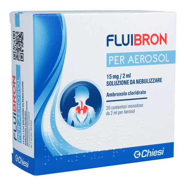 Fluibron Per Aerosol 15 mg/2 ml Soluzione da Nebulizzare 20 Flaconcini Monodose