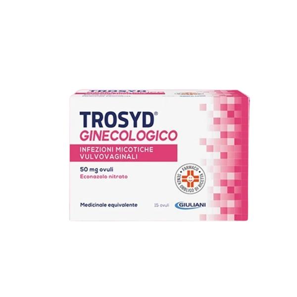 Trosyd Ovuli Vaginali 50mg Econazolo Antimicotici per Micosi Vulvovaginali