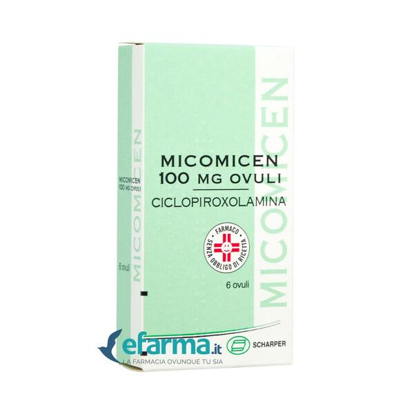 Micomicen 100 mg Ciclopiroxolamina 6 Ovuli — confronto prezzi