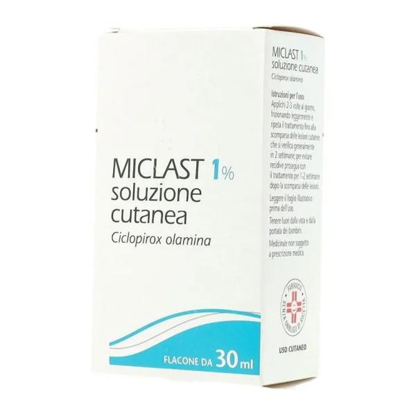 Pierre Fabre Miclast Soluzione Cutanea Trattamento Micosi Unghie E Pelle 30ml
