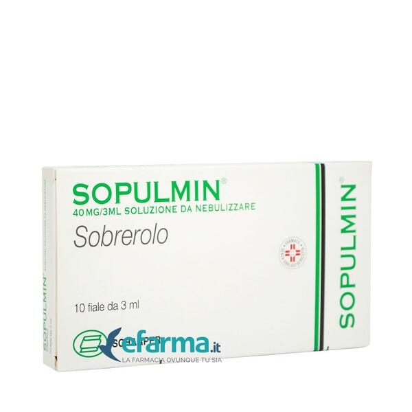 Sopulmin Nebulizzazione 40 mg Sobrerolo 10 Fiale 3 ml