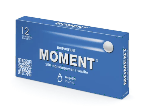 Moment Ibuprofene 200 mg Compresse Rivestite Analgesico Antinfiammatorio 12 pz