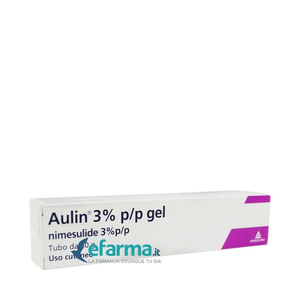 Aulin 3% p/p Nimesulide Gel Antinfiammatorio 50 g — confronto prezzi
