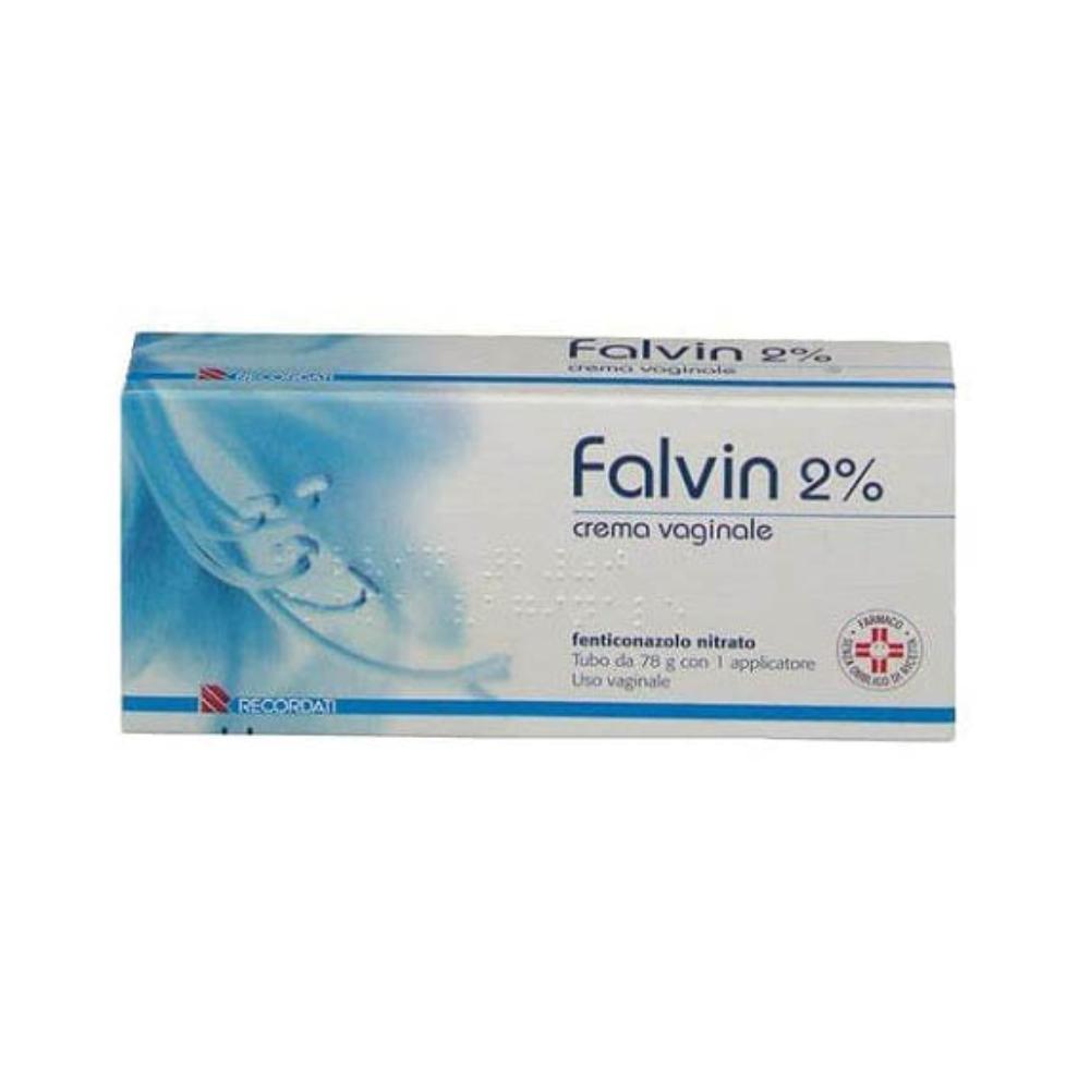 Falvin 2% Crema Vaginale Antimicotica con Applicatore per Candida 78 g