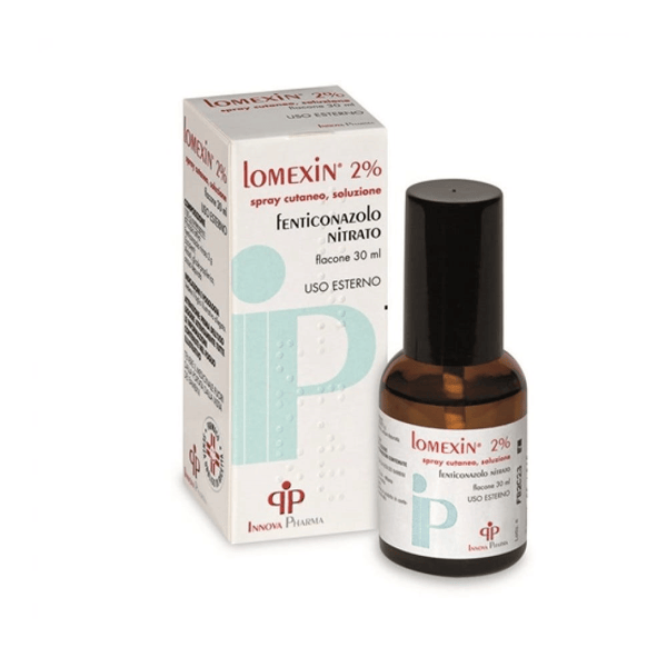 Lomexin Soluzione per Infezioni Fungine della Pelle e delle Mucose Esterne 30 ml