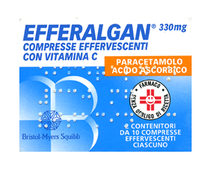Efferalgan Con Vitamina C 330 mg 20 Compresse Effervescenti