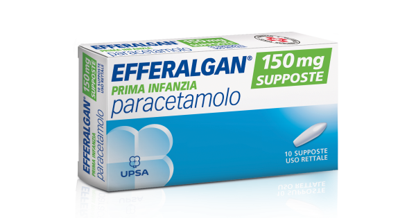 Efferalgan Prima Infanzia 150 mg Paracetamolo 10 Supposte