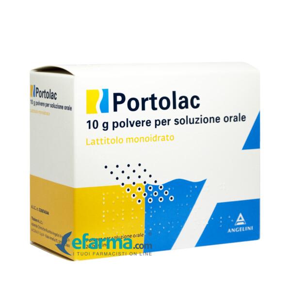 Portolac Lassativo Lattitolo Polvere Orale 20 Bustine 10g per Stitichezza