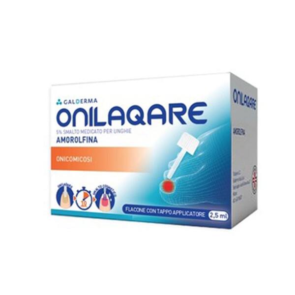 Onilaqare Smalto Medicato Onicomicosi per Unghie 5% 2,5 ml