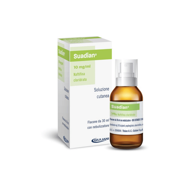 Suadian 1% Naftifina Cloridrato Soluzione Cutanea Con Nebulizzatore 30 ml