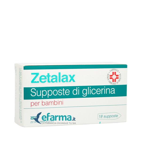 Zetalax Bambini 1375 mg Glicerolo Stitichezza 18 Supposte