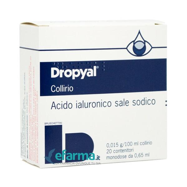 Dropyal Collirio Acido ialuronico 20 Monodosi 0,65 ml — confronto prezzi