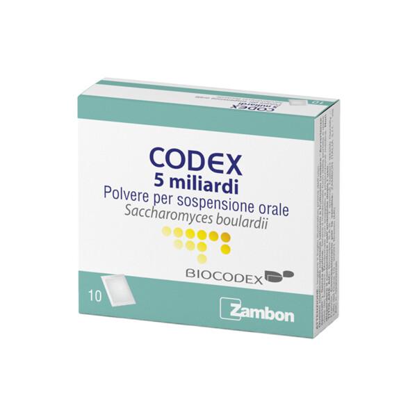 Codex 5 miliardi Saccharomyces boulardii 250 mg 10 Bustine