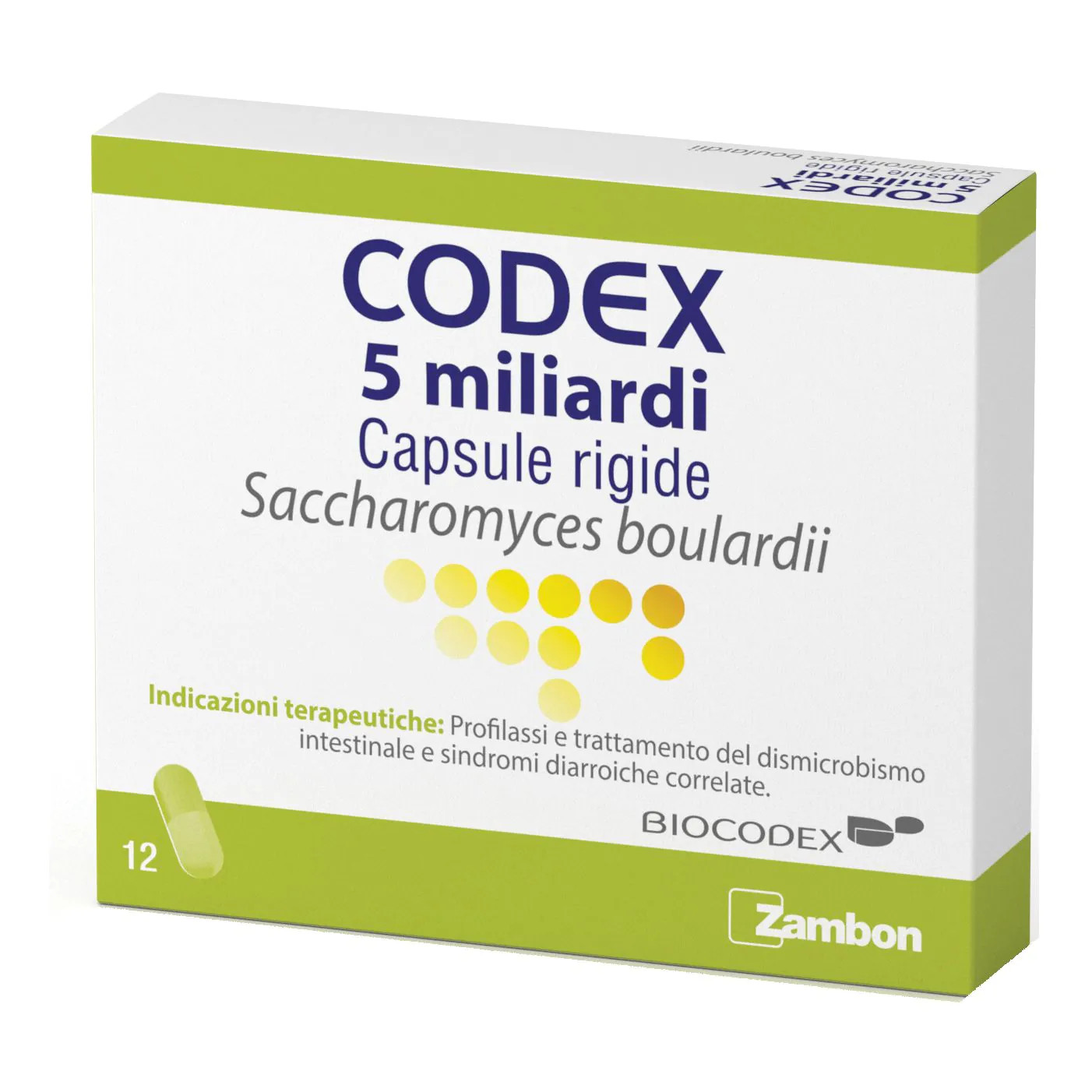 Codex 5 miliardi Saccharomyces boulardii 250 mg 12 Capsule — confronto prezzi