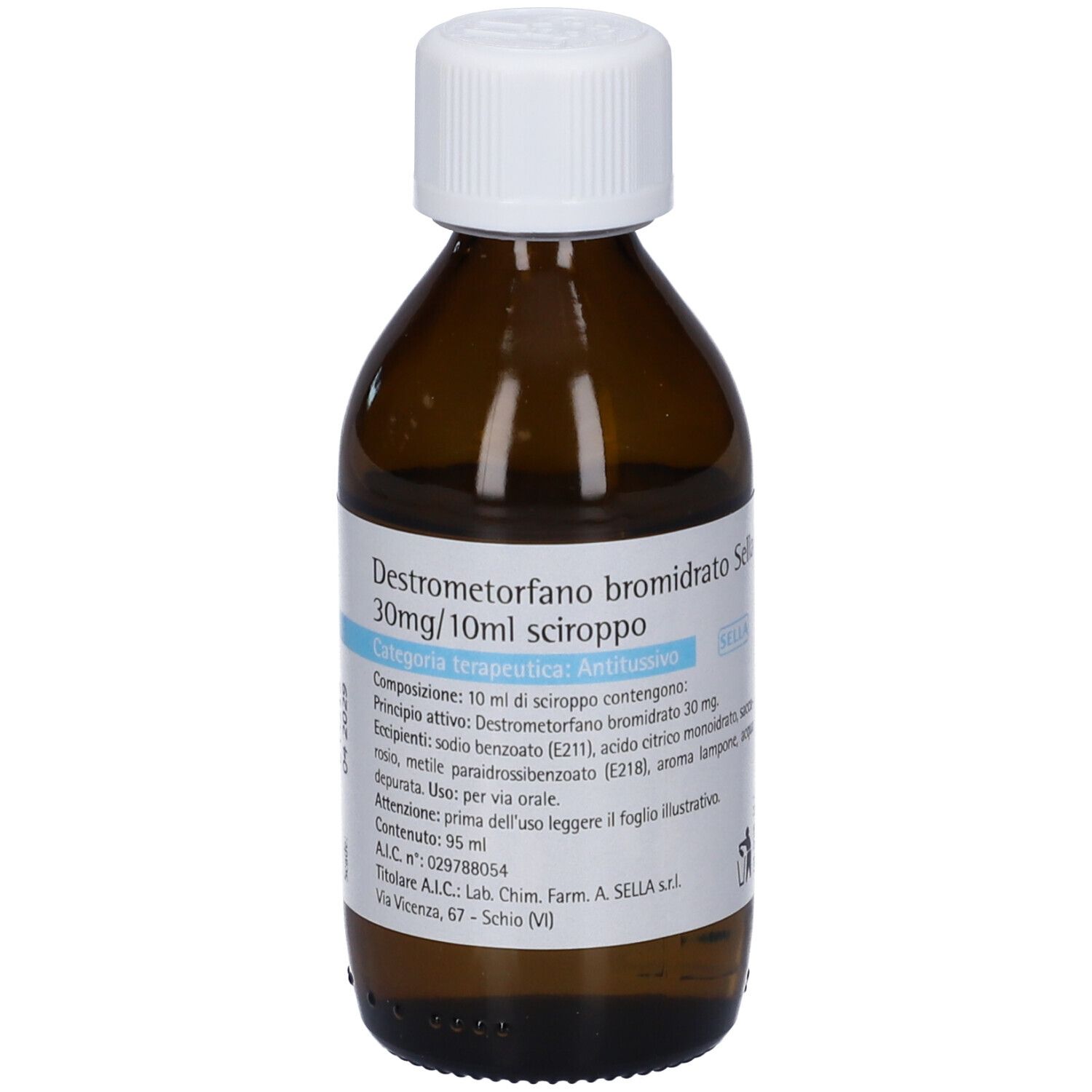 Destrometorfano Bromidrato Sella 30 mg/10 ml Sciroppo 95