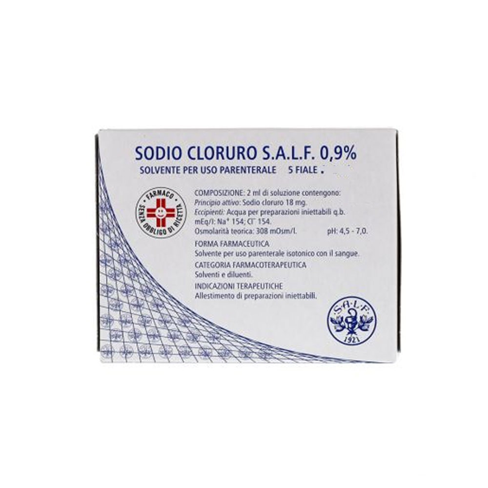 Sodio cloruro*0,9% 5f 10ml — confronto prezzi