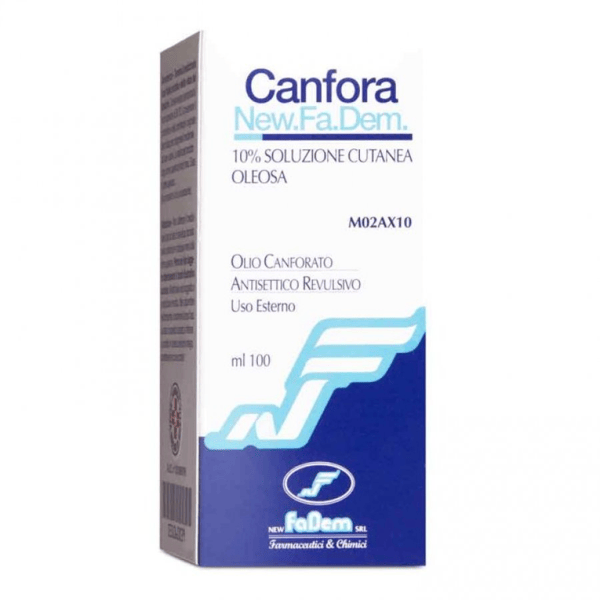 New Fa Dem Canfora 10% Soluzione Oleosa Analgesico Topico 100ml