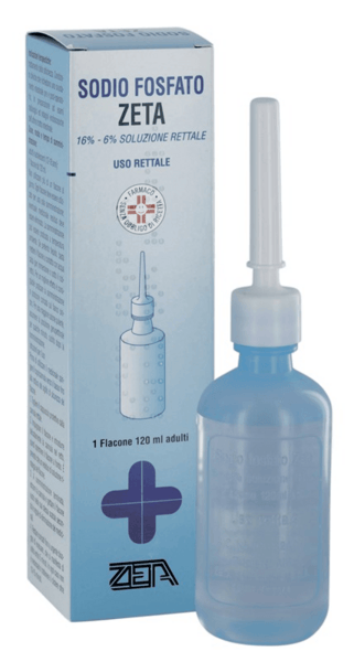Sodio Fosfato Zeta Adulti 16%-6% Soluzione Rettale 120 ml
