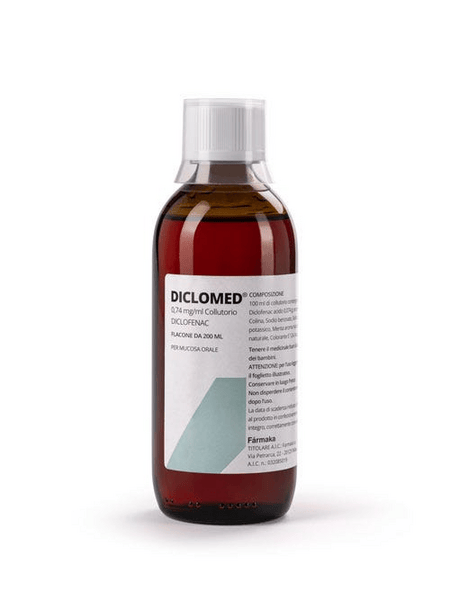 Diclomed Collutorio Diclofenac acido Flacone 200 ml