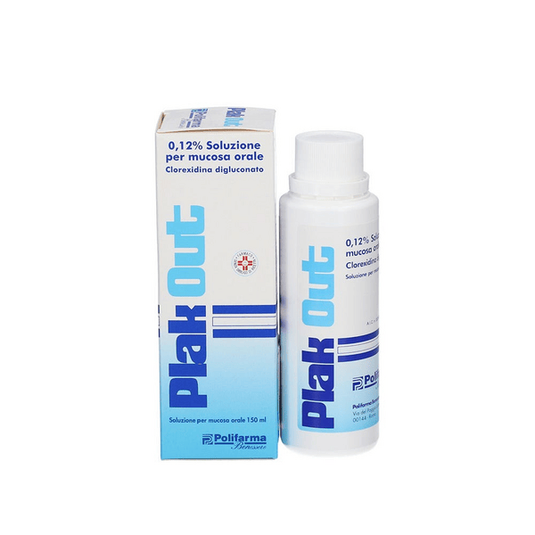Emoform Plak Out 0,12% Clorexidina Soluzione Orale Disinfettante 150 ml — confronto prezzi