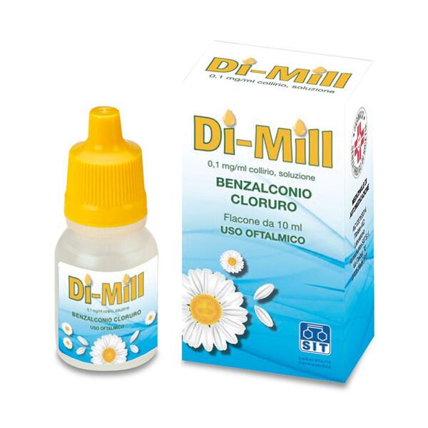 Di-Mill 0,1 mg/ml Benzalconio Cloruro Collirio Disinfettante 10 ml — confronto prezzi