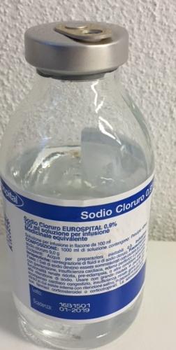 Sodio Cloruro Euros 0,9% Soluzione Per Infusione Flacone 100 Ml