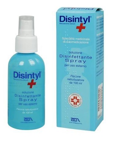 Disintyl Disinfettante Spray 100 ml con 200 mg di Benzalconio Cloruro — confronto prezzi