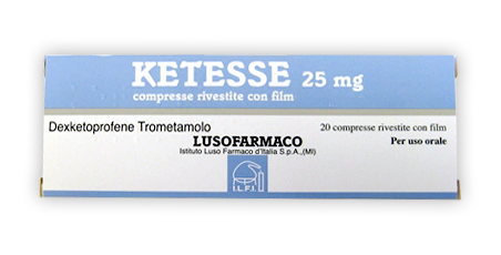 Ketesse 20 Compresse 25mg — confronto prezzi