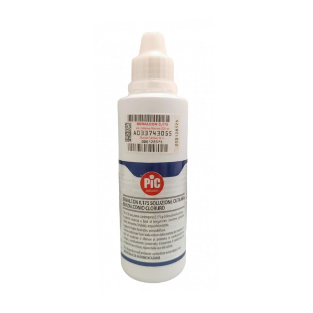 Pic Benalcon 0,175% Soluzione Cutanea Benzalconio Cloruro 200 ml