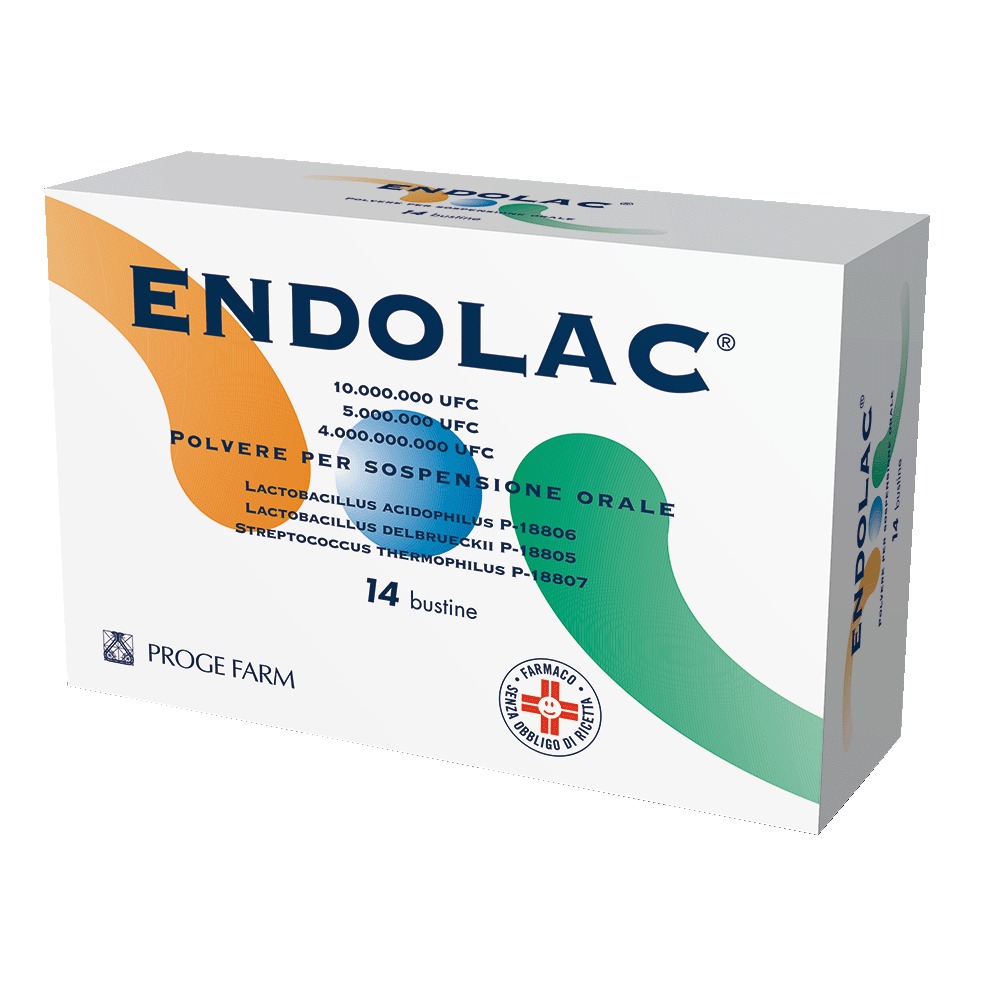 Endolac polvere per sospensione orale 14 bustine in carta/al/pe