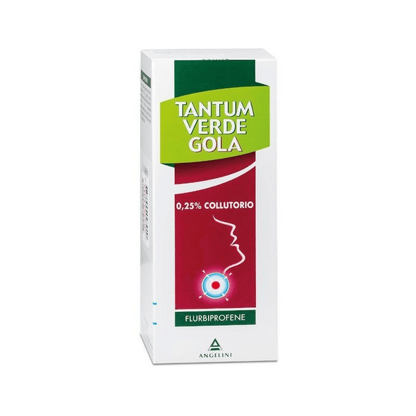 Tantum Verde Gola Collutorio 0,25% Flurbiprofene Antinfiammatorio 160 ml
