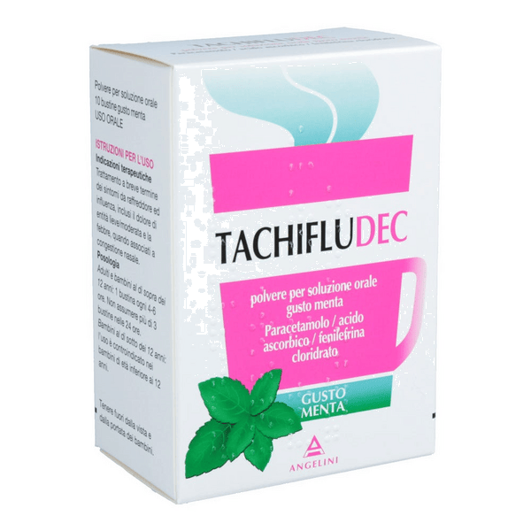 Tachifludec Menta Polvere per Soluzione Orale 10 Bustine — confronto prezzi