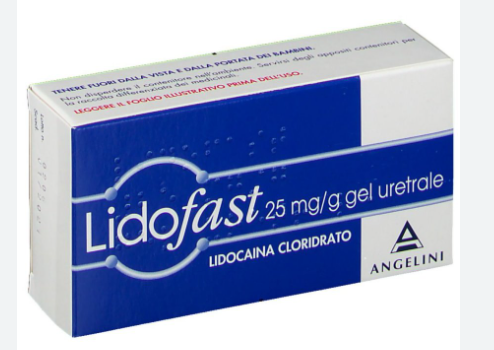Lidofast gel uretrale 2,5% 15g