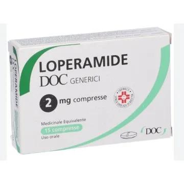 Doc Generici Loperamide Compresse Antidiarroico 15 Compresse 2 Mg