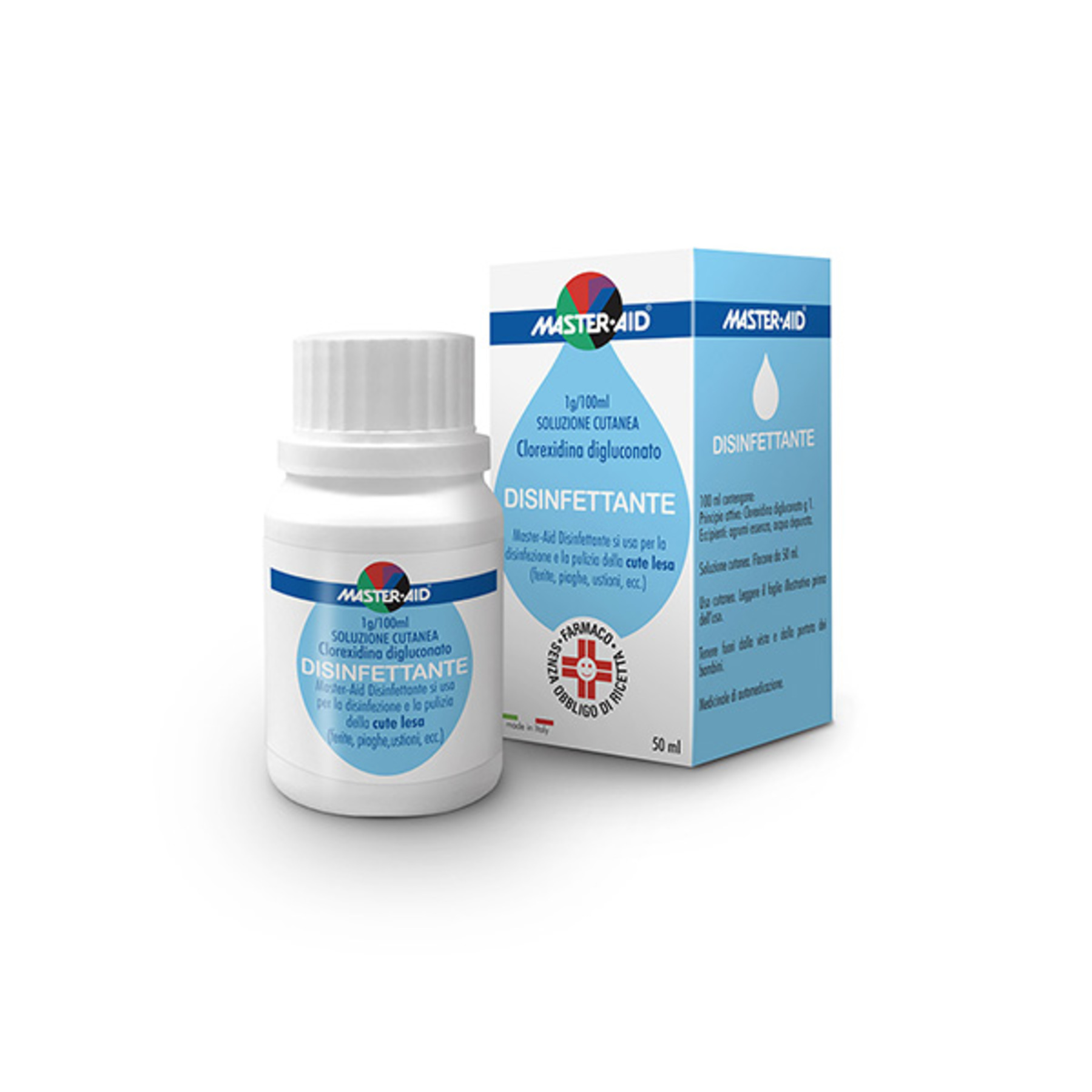MASTER-AID Disinfettante 1g/100ml soluzione cutanea 50 ml Soluzione
