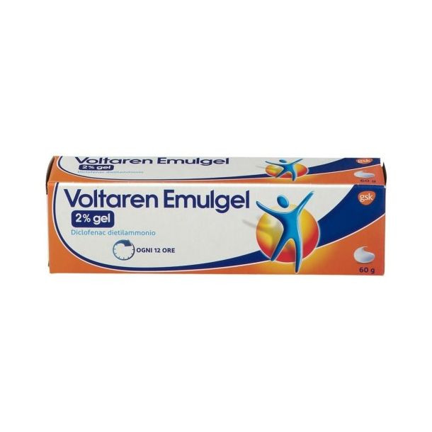 Voltaren Emulgel 2% Antinfiammatorio Diclofenac Dolori Articolari Mal di Schiena Gel 60 g