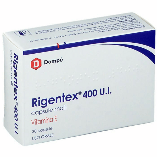 Rigentex 400 U.I Tocoferolo Vitamina E 30 Capsule Molli — confronto prezzi