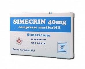Simecrin 40mg Compresse Masticabili Simeticone Antimeteorico per Adulti — confronto prezzi