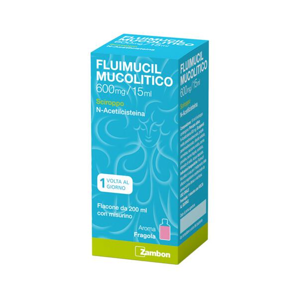 Fluimucil Mucolitico 600 mg/15 ml Sciroppo Espettorante 200 ml