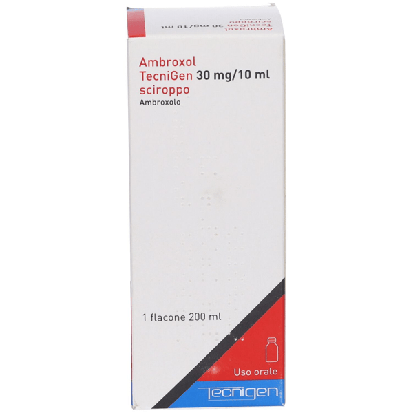 Tecnigen Ambroxol Sciroppo Mucolitico 30mg per 10ml Flacone 200ml