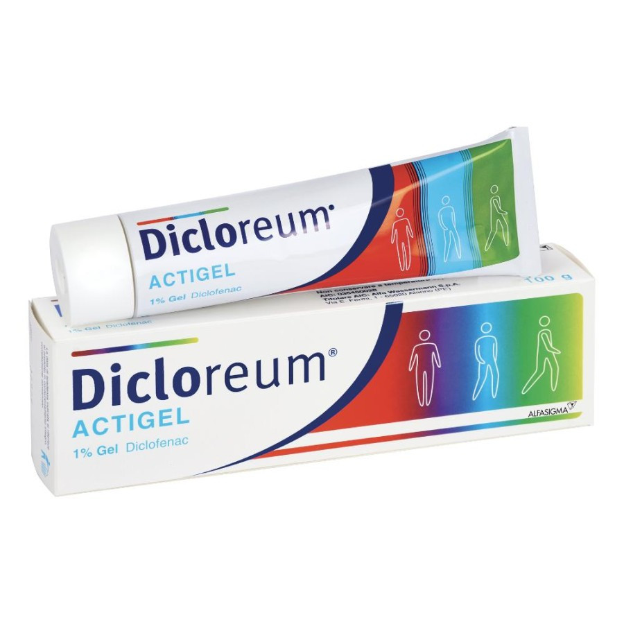 Dicloreum actigel 1 % gel