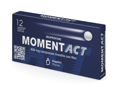 Moment Ibuprofene 400mg Compresse Rivestite Antinfiammatorio Antidolorifico 12pz