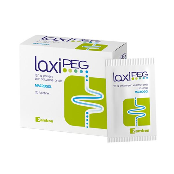 Laxipeg Polvere 9,7 gr Macrogol Stitichezza 20 Bustine