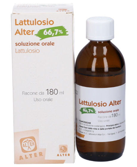 Laboratori Alter Lattulosio 66,7% Soluzione Orale 180ml Lassativo Osmotico