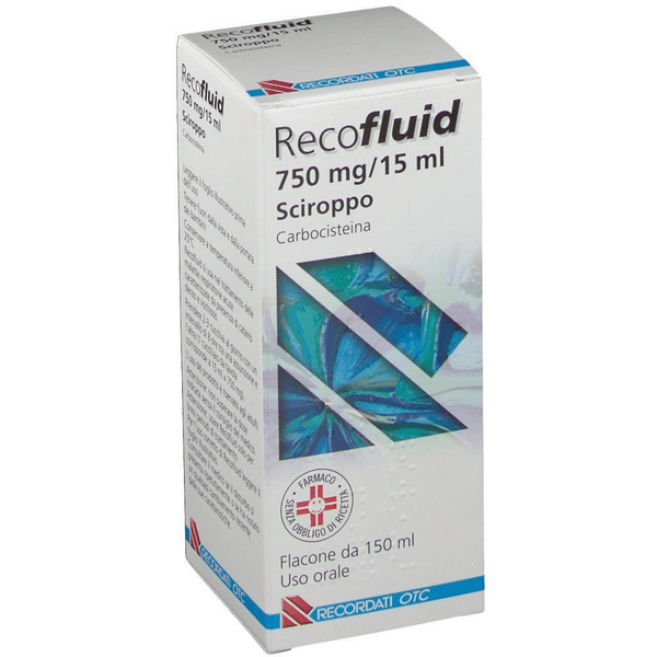 Recofluid 750 mg/15 ml sciroppo
