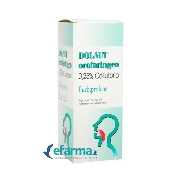 Dolaut Orofaringeo 0,25% Flurbiprofene Collutorio 150 ml