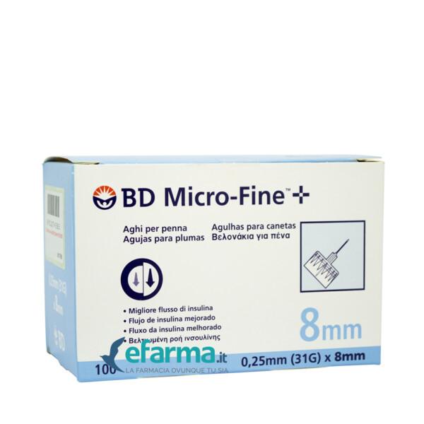 Becton Dickinson Ago MicroFine G31 8mm, 100 pezzi — confronto prezzi