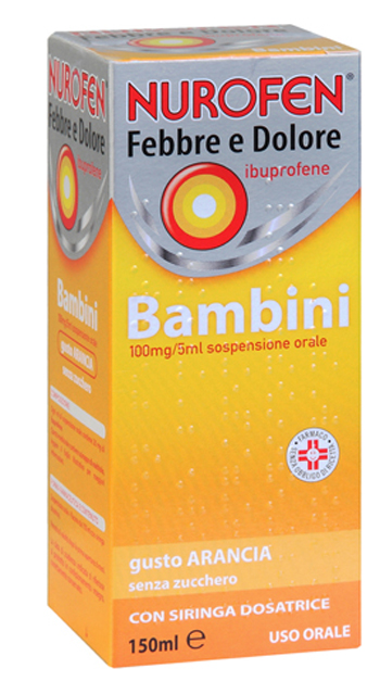 Nurofen Febbre e Dolore Bambini Arancia 150 ml