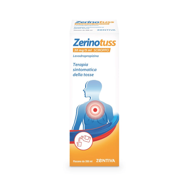 Levodropropizina Zent 30 Mg/5 Ml Sciroppo Flacone Da 200 Ml Con Misurino Dosatore